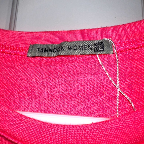 Barbie Pink Shirt, sleeveless sweatshirt, women’s size XL, gym yoga workout Love - Picture 3 of 5